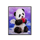 DIY Panda Angel with Heart Diamond Painting Kit(BEAR-PW0001-24)-1