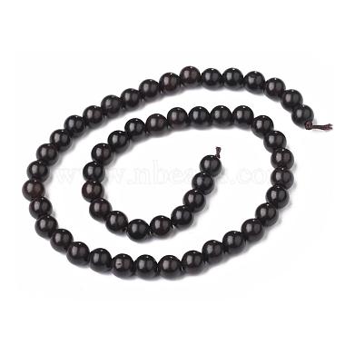 Natural Ebony Wood Beads Strands(X-WOOD-F006-03-8mm)-3