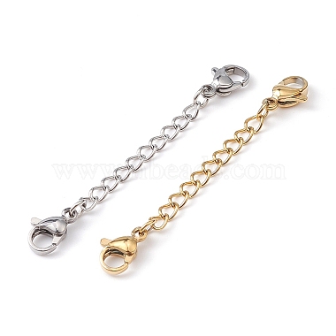 8 Strands 8 Styles 304 Stainless Steel Chain Extender(STAS-YW0001-12)-2