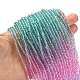 Transparent Painted Glass Beads Strands(X-DGLA-A034-T1mm-A10)-2