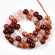 perles de quartz rouge naturel(G-T140-8mm-01)-1