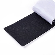 Cuttable Felt Mat, with Adhesive Tape, For Furniture Mat, Black, 10x0.4cm, about 1m/roll(DIY-WH0134-E02)
