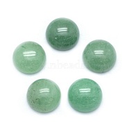 Natural Green Aventurine Cabochons, Half Round, 10x4~5mm(G-P393-R15-10mm)