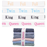 8Pcs 4 Colors Elastic Polyester Bed Sheet Organize Bands, Mixed Color, 327x40x3mm, 2pcs/color(FIND-GO0002-21)