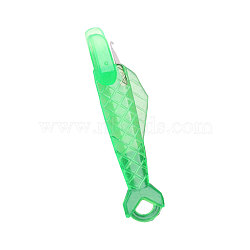 Fish Shape Sewing Machine Needle Threaders, Quick Sewing Threader Needle Guide Tool, Plastic Sewing Wire Loop, Medium Spring Green, 32mm(SENE-PW0010-02A)