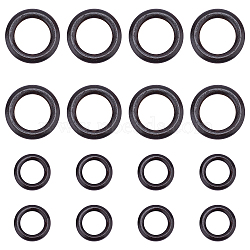 ARRICRAFT 40 Pcs 2 Styles Wooden Ring Shape Purse Handle, for Bag Handles Replacement Accessories, Coconut Brown, 3.35~4.9x0.6~0.8cm, Inner Diameter: 2.1~3.5cm, 20pcs/style(WOOD-AR0001-12)