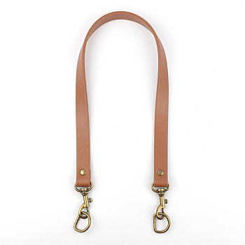 Imitation Leather Bag Strap, with Swivel Clasps & D Rings, for Bag Replacement Accessories, Peru, 65x1.82x0.38cm