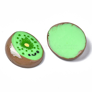 Spray Painted Resin Cabochons(CRES-Q215-009)-3