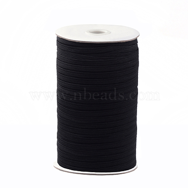 6mm Black Elastic Fibre Thread & Cord