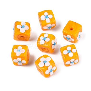 Handmade Bumpy Lampwork Beads(LAMP-Q039-14B)-1