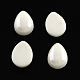 Pearlized Plated Opaque Glass Cabochons(PORC-S778-5x8-M)-2