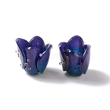 Tulip Opaque Acrylic Beads(SACR-G022-01D)-2