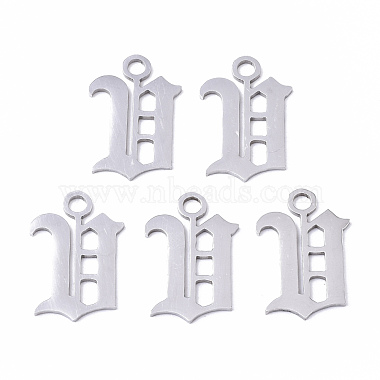 Stainless Steel Color Alphabet 201 Stainless Steel Pendants