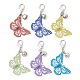 Butterfly Stainless Steel Pendant Decoration(HJEW-JM01465)-1