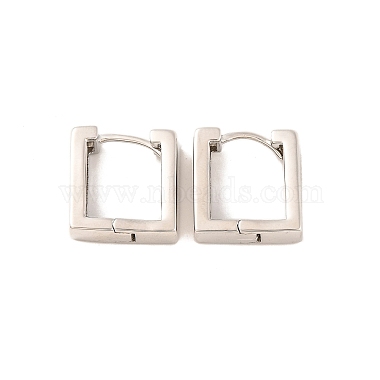 Square Brass Earrings