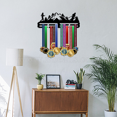 Sports Theme Iron Medal Hanger Holder Display Wall Rack(ODIS-WH0021-672)-5