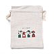 Christmas Cotton Cloth Storage Pouches(ABAG-M004-02O)-1