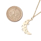 Hollow Moon & Star 304 Stainless Steel Pendant Necklaces(NJEW-JN04815-01)-3