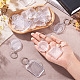 32Pcs 4 Styles Acrylic Keychain(KEYC-TA0001-29)-6