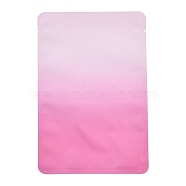 Two Tone Rectangle Plastic Zip Lock Gift Bags, Resealable Bags, Hot Pink, 15x10x0.014cm, Unilateral Thickness: 2.5 Mil(0.065mm)
(OPP-C003-01C-03)