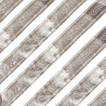 2Pcs Foam 3D Self-Adhesive Waterproof Wallpaper Border, Flower Lines Skirting Stickers Wall Trim for Living Room Home Office Hotel DIY Decoration, WhiteSmoke, 40mm