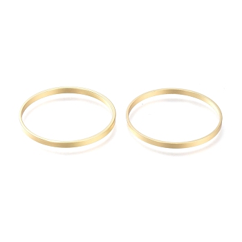 Brass Linking Rings, Long-Lasting Plated, Ring, Real 14K Gold Plated, 30x2mm, Inner Diameter: 28.2mm
