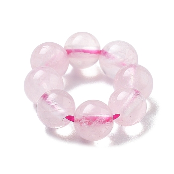 Natural Rose Quartz Beads, Round, 4mm