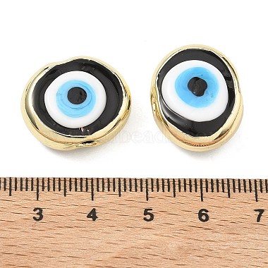Handmade Evil Eye Lampwork Beads(LAMP-D006-08G-09)-3