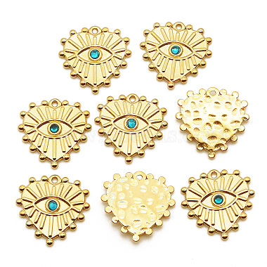 Golden Heart 201 Stainless Steel Pendants