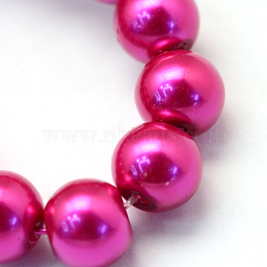 Chapelets de perles rondes en verre peint(X-HY-Q003-4mm-17)-3