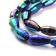 Electroplated Glass Beads Strands(EGLA-H100-FP01)-2