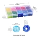 1680Pcs 10 Colors Transparent Acrylic Beads(TACR-YW0001-59)-4