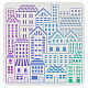 Large Plastic Reusable Drawing Painting Stencils Templates(DIY-WH0172-756)-1