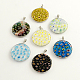 Handmade Millefiori Glass Pendants(LK-R006-02)-1