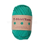1 Skein Polyester Cloth Yarn, For Hand Knitting Thick Thread, Crochet Cloth Yarn, Medium Aquamarine, 20mm, about 32.81 Yards(30m)/Skein(AJEW-SZ0002-67I)