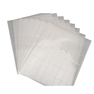 Adhesive Sickers, for Sealing Boxes, Rectangle, Clear, Rectangle: 10x20mm, about 100 Sheets/Set, about 10000Pcs/Sheet(OFST-PW0016-03)