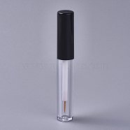 Empty Plastic Eye Line Pencils Tube Bottle, with Brush Rod, Refillable Tube Bottle, Clear, 8.5x1.25cm, Capacity: 2ml(0.06 fl. oz)(MRMJ-WH0059-34A)