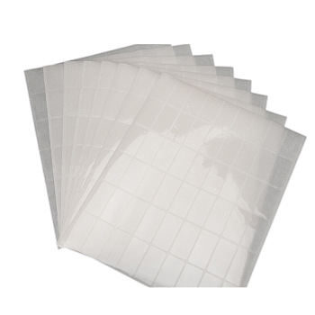 Adhesive Sickers, for Sealing Boxes, Rectangle, Clear, Rectangle: 10x20mm, about 100 Sheets/Set, about 10000Pcs/Sheet