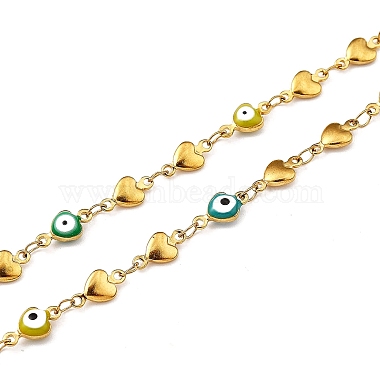 Unisexe 304 colliers de perles chapelet en acier inoxydable(NJEW-L457-001A-G)-4