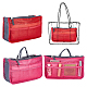 WADORN 2Pcs 2 Colors Purse Multifunctional Organizer Insert(FIND-WR0010-69B)-1