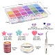 Kit de diy para hacer pulseras de color caramelo(DIY-YW0005-68)-3