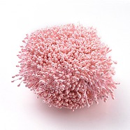 Gypsum Artificial Flower Heart Core, Pink, 60x3mm, about 1600 Strip/Bundle.(AJEW-WH-0021-06)