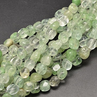 9mm LightGreen Nuggets Other Watermelon Stone Glass Beads