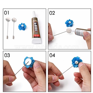 201 accessoires de broche en acier inoxydable résistant au ternissement(STAS-S066-01)-2