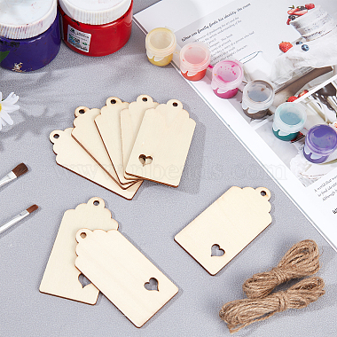 Laser Cut Wooden Big Pendants(WOOD-OC0001-62)-4