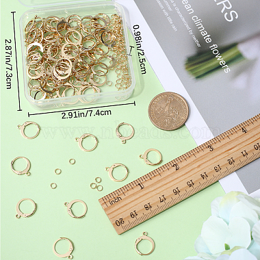 100Pcs 304 Stainless Steel Leverback Earring Findings(DIY-BBC0002-77)-3