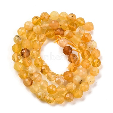 Natural Yellow Opal Beads Strands(G-F770-C08-05)-3