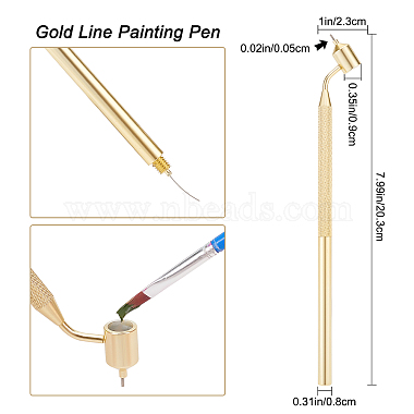 Aluminum Slanting Fine Line Paint Pen(AJEW-WH0034-74)-2