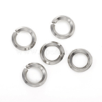 Tarnish Resistant 304 Stainless Steel Open Jump Rings, Round, Stainless Steel Color, 10 Gauge, 14x2.5mm, Inner Diameter: 9mm(STAS-G224-22P-04)