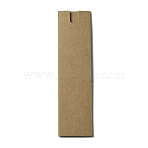 Paper Pen Packaging Sleeves, Slip-in Fountain Pen Holders, Office School Supplies, BurlyWood, 155x40x0.5mm(AJEW-WH0326-71B-02)